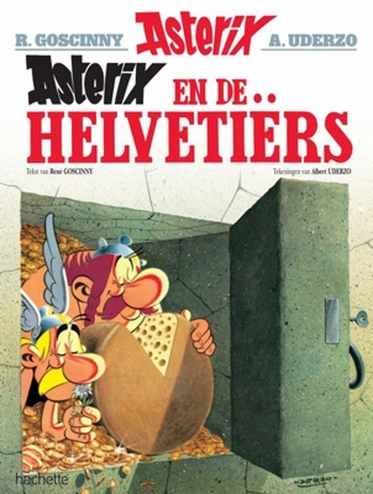 Kaft van ASTERIX 16.  ASTERIX EN DE HELVETIERS