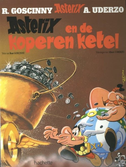 Kaft van ASTERIX 8. ASTERIX EN DE KOPEREN KETEL