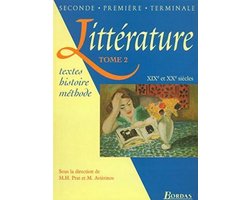 Kaft van Litterature, tome 2. XIXe et XXe siecle | Prat | Book
