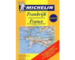 Kaft van Frankrijk wegenatlas spiraalband (nl ing