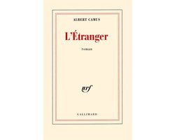 Kaft van L'étranger