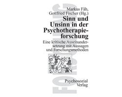 Kaft van Sinn und Unsinn in der Psychotherapieforschung