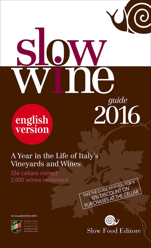 Kaft van Slow Wine 2016