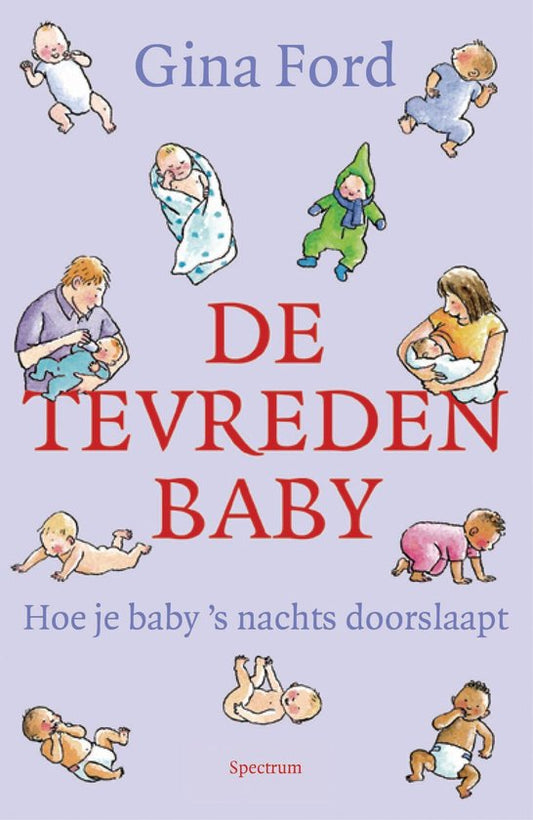 Kaft van De tevreden baby