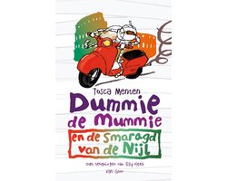 Kaft van Dummie de mummie 8 - Dummie de mummie en de smaragd van de Nijl