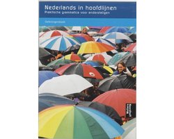 Kaft van Nederlands in hoofdlijnen Oefeningenboek