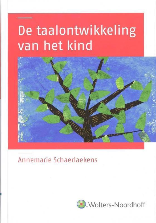 Kaft van De taalontwikkeling van het kind