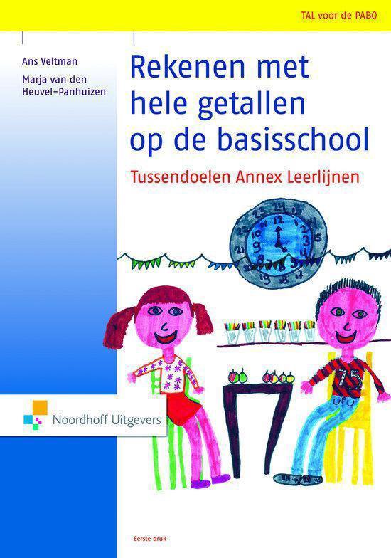 Kaft van Rekenen met hele getallen op de basisschool