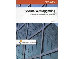 Kaft van Externe verslaggeving opgaven Opgaven