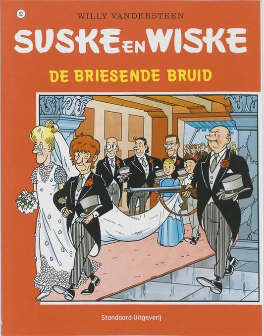 Kaft van Suske en Wiske : 92 De briesende bruid - Willy Vandersteen