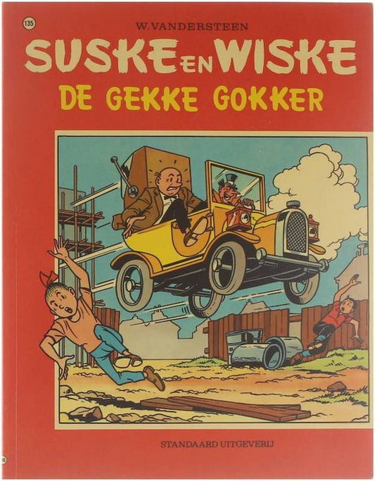 Kaft van Suske en Wiske 135 De gekke gokker