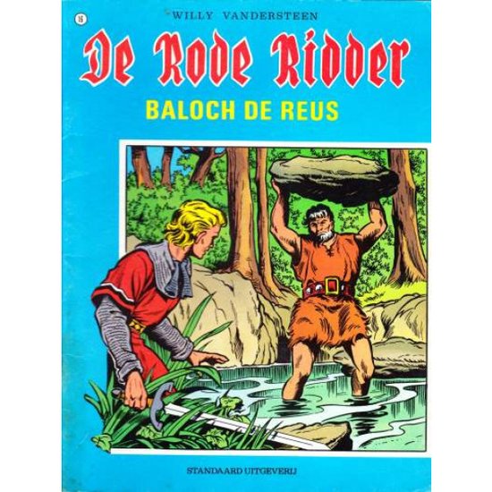 Kaft van De Rode Ridder - Baloch de reus