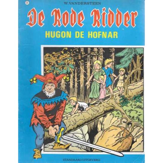 Kaft van De Rode Ridder - Hugon de Hofnar