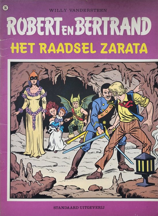 Kaft van Robert en Bertrand no 36 - Het raadsel Zarata (Willy Vandersteen)