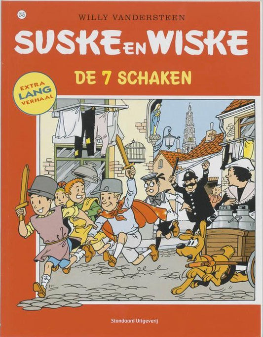 Kaft van suske en weske 245 - De 7 Schaken