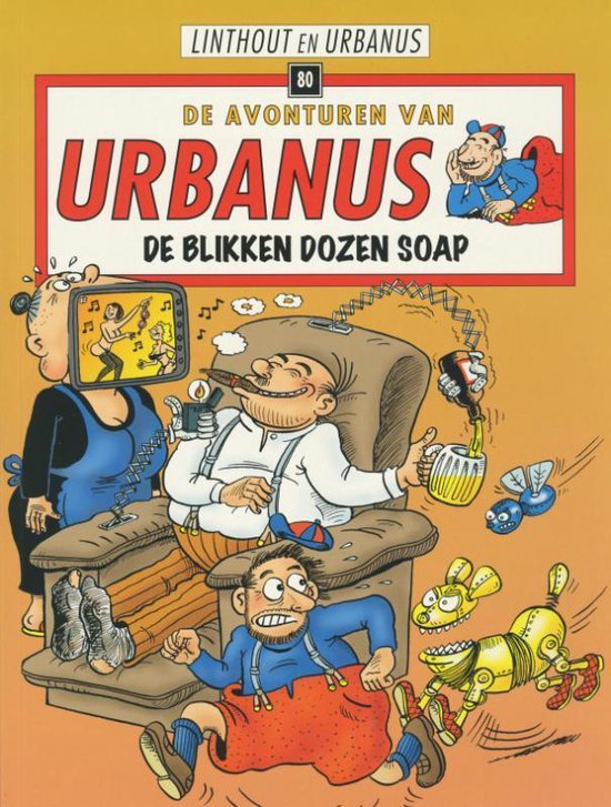 Kaft van Urbanus 80 - De Blikken Dozen Soap