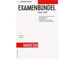 Kaft van Examenbundel vwo Nederlands 2006/2007