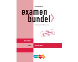 Kaft van Examenbundel online + boek vwo Nederlands 20242025