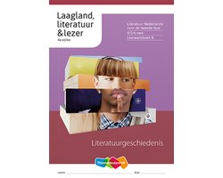 Kaft van Laagland, literatuur & lezer 456 vwo Leerwerkboek B