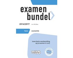 Kaft van Examenbundel economie 2016/2017 havo