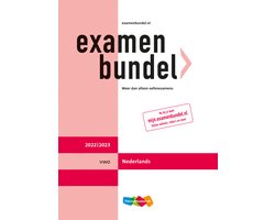 Kaft van Examenbundel vwo Nederlands 2022/2023