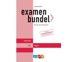 Kaft van Examenbundel online + boek vwo Engels 20242025