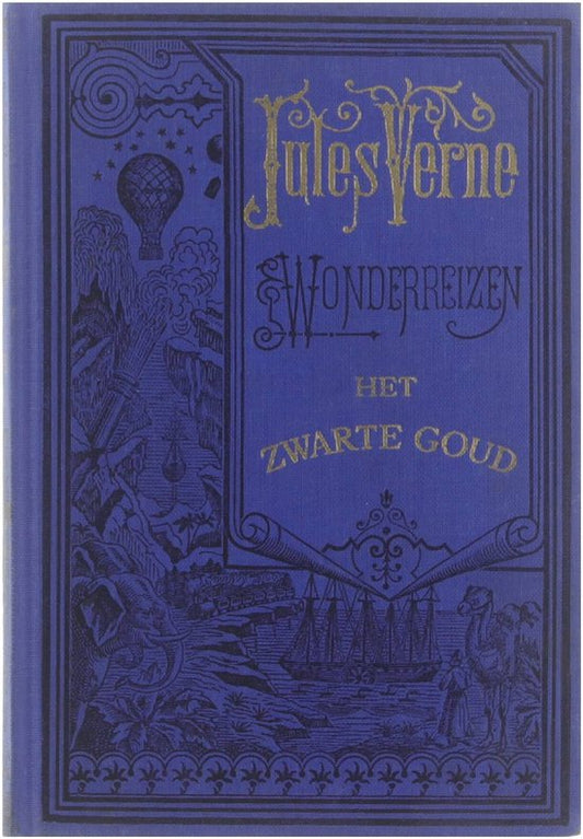 Kaft van Jules Vernes Wonderreizen - Het Zwarte Goud