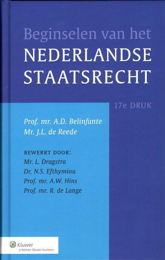 Kaft van Beginselen van het Nederlands staatsrecht