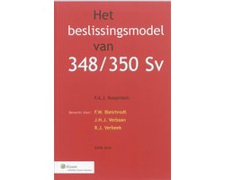 Kaft van Het beslissingsmodel van 348/350 Sv