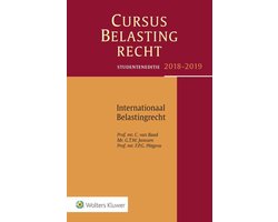 Kaft van Studenteneditie Cursus Belastingrecht Internationaal Belastingrecht 2018-2019