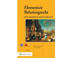 Kaft van Elementair Belastingrecht 2021/2022 Theorieboek