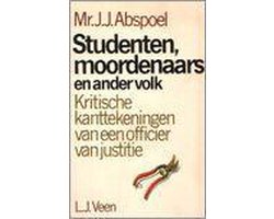 Kaft van Studenten moordenaars en ander volk