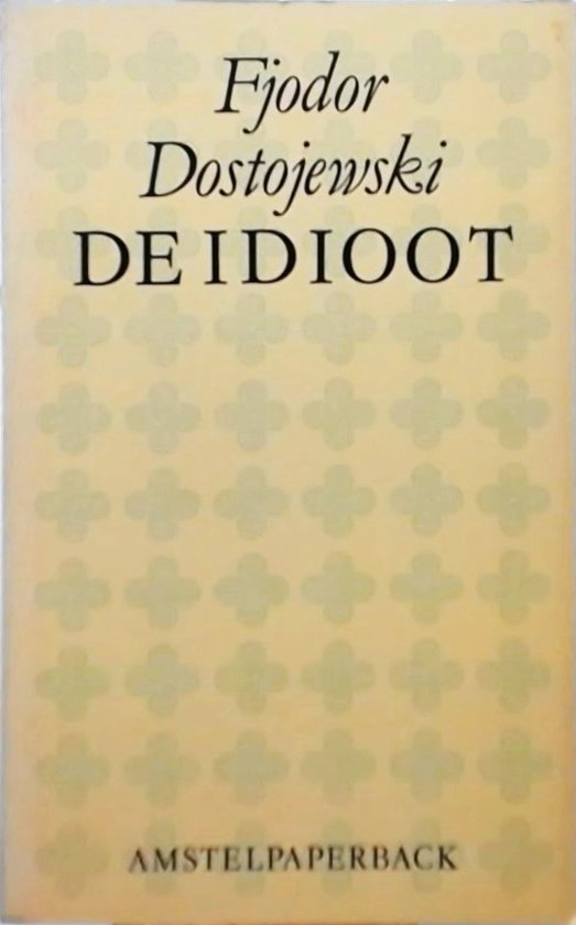 Kaft van De idioot