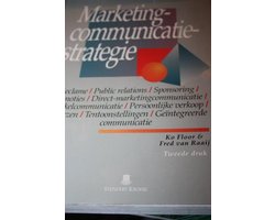 Kaft van Marketing- en communicatiestrategie