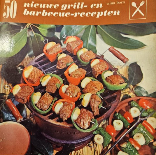 Kaft van Vijftig grill en barbecuerecepten