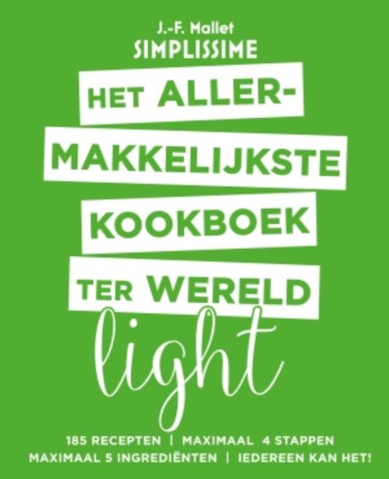 Kaft van Het allermakkelijkste kookboek ter wereld light