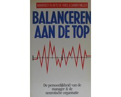 Kaft van Balanceren aan de top