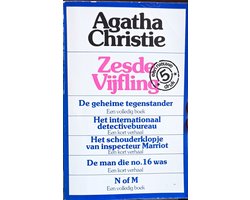 Kaft van Zesde vijfling Agatha Christie