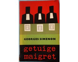 Kaft van Getuige maigret