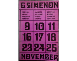 Kaft van November