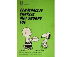 Kaft van Een maaltje Charlie met Snoopy toe