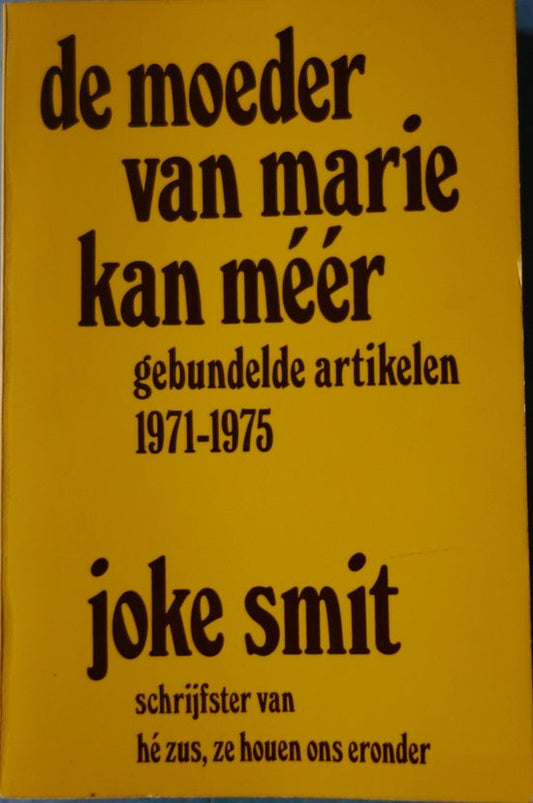 Kaft van Moeder van marie kan meer