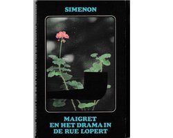 Kaft van Maigret en Het Drama in de Rue Lopert - George Simenon