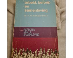 Kaft van Arbeid, beroep en samenleving