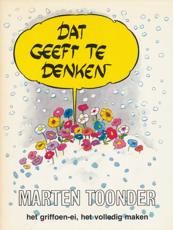 Kaft van Dat Geeft Te Denken