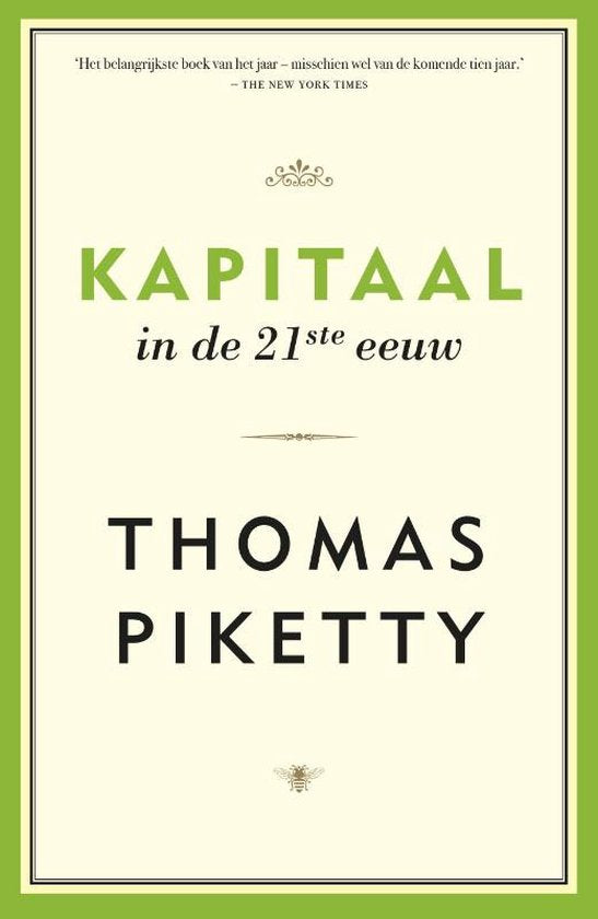 Kaft van Kapitaal in de 21ste eeuw