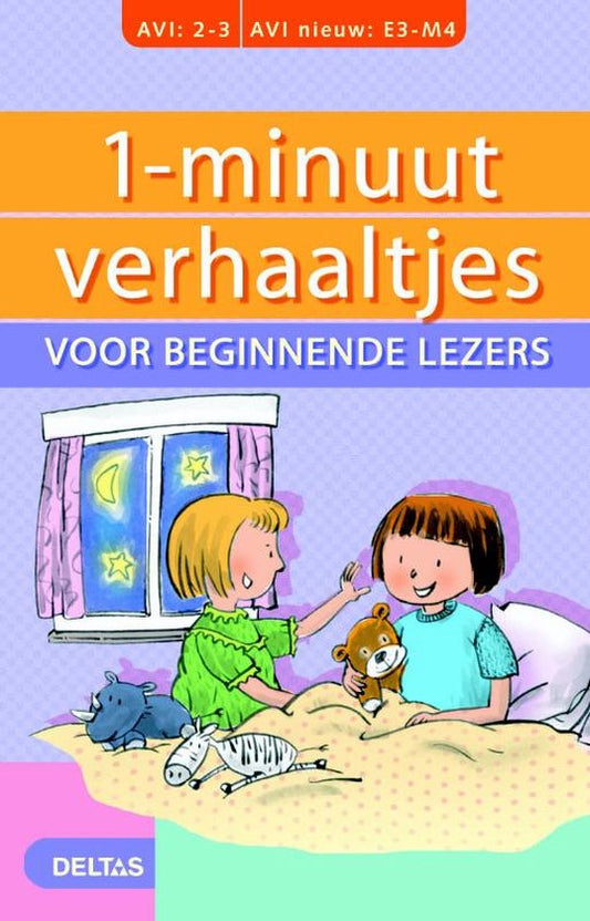 Kaft van 1-minuutverhaaltjes voor beginnende lezers