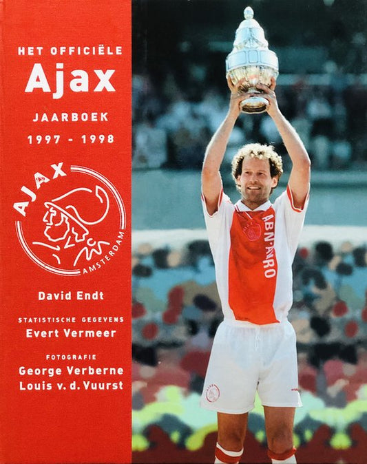 Kaft van Het Officiële Ajax Jaarboek 1997-1998