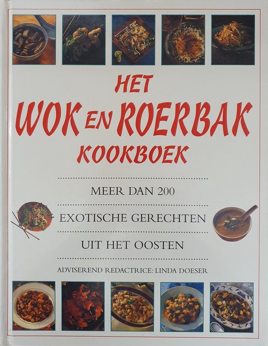 Kaft van het WOK en ROERBAK kookboek