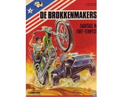Kaft van De brokkenmakers - Sabotage in fort-tempest